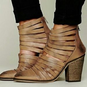 Free People Camel Colored Bootie